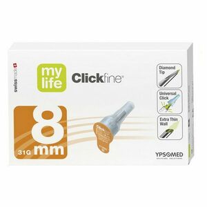 CLICKFINE Mylife inzulínové jehly 31G 8 mm 100 ks obraz