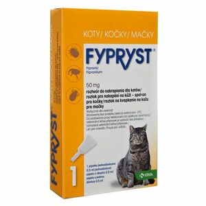 FYPRYST Spot-on pro kočky 0, 5 ml 1 pipeta obraz