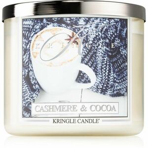 Kringle Candle Cashmere & Cocoa vonná svíčka 411 g obraz