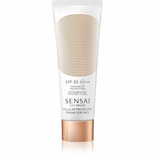 Sensai Silky Bronze Cellular Protective Cream for Face SPF 50 protivráskový krém na opalování SPF 50 50 ml obraz