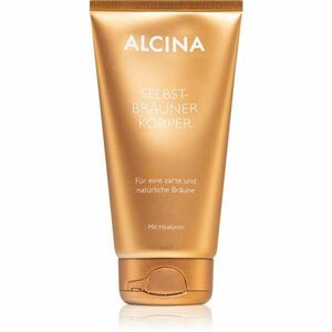 Alcina Self-tanning Body Cream hydratační samoopalovací krém na tělo 150 ml obraz