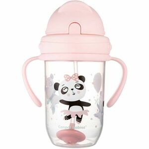 Canpol babies Exotic Animals Cup With Straw hrnek s brčkem 270 ml obraz