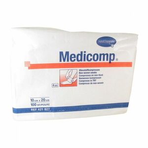 Kompres Medicomp nesterilní 10 x 20 cm / 100 ks 4218279 obraz