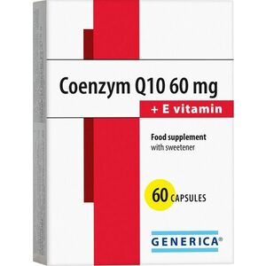 Generica Coenzym Q10 60 mg + E vitamin 60 kapslí obraz