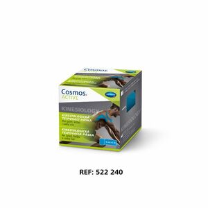 COSMOS ACTIVE kineziologická tejpovací páska 5cmx5m modrá obraz