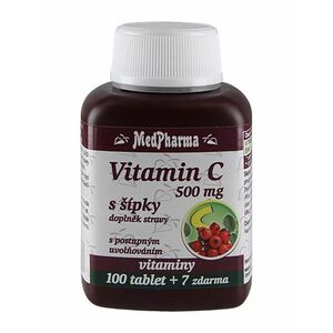 Medpharma Vitamin C 500 mg s šípky 107 tablet obraz
