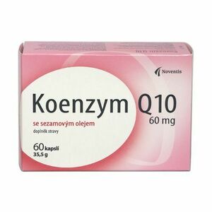 Noventis Koenzym Q10 60 mg se sezamovým olejem 60 kapslí obraz