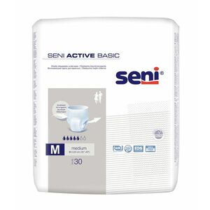 Seni Active Basic Medium inkontinenční plenkové kalhotky 30 ks obraz