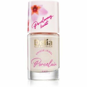 Delia Cosmetics Porcelain lak na nehty 2 v 1 odstín 03 Salmon Pink 11 ml obraz