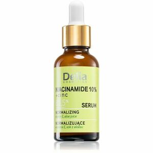 Delia Cosmetics Niacinamide 10% + zinc obnovující sérum na obličej, krk a dekolt 30 ml obraz