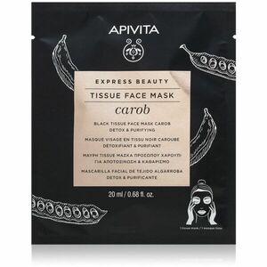 Apivita Express Beauty Carob plátýnková maska s detoxikačním účinkem obraz