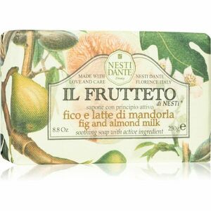 Nesti Dante Il Frutteto Fig and Almond Milk tuhé mýdlo 250 g obraz
