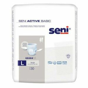 SENI Active basic L inkotinenční plenkové kalhotky 30ks obraz