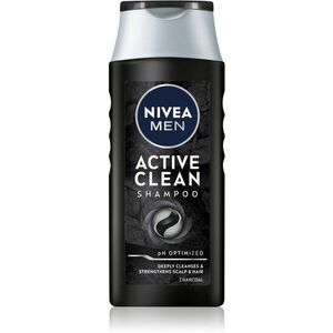 Nivea Men Active Clean šampon s aktivními složkami uhlí pro muže 250 ml obraz