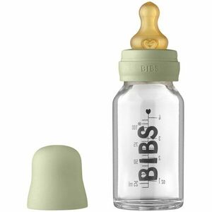 BIBS Baby Glass Bottle 110 ml kojenecká láhev Sage 110 ml obraz