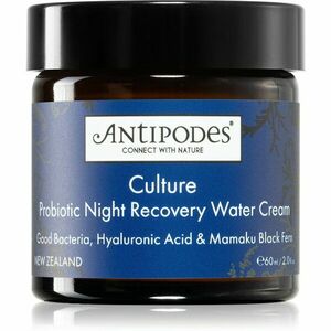 Antipodes Culture Probiotic Night Recovery Water Cream intenzivní noční krém pro revitalizaci pleti s probiotiky 60 ml obraz