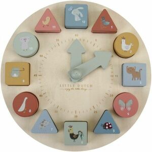 Little Dutch Puzzle clock hračka ze dřeva 2 y+ 1 ks obraz