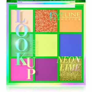 Eveline Cosmetics Look Up Neon Lime paletka očních stínů 10, 8 g obraz