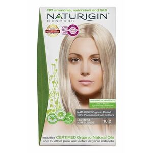 NATURIGIN Organic Based 100% Permanent Hair Colours Lightest Blonde Ash 10.2 barva na vlasy 115 ml obraz