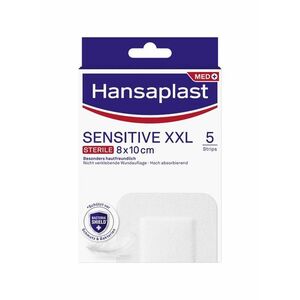 Hansaplast Med Sensitive XXL 8 x 10 cm elastická náplast 5 ks obraz