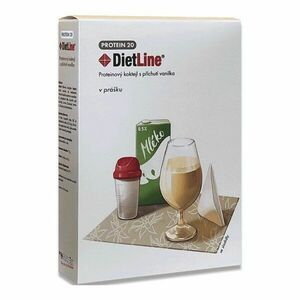DietLine Protein 20 Koktejl vanilka 3 sáčky obraz