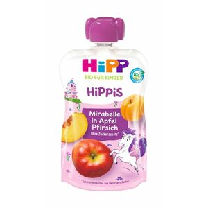 Hipp BIO Hippies jablko-broskev-mirabelka 100 g obraz