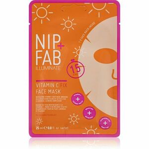 NIP+FAB Vitamin C Fix plátýnková maska na obličej 25 ml obraz