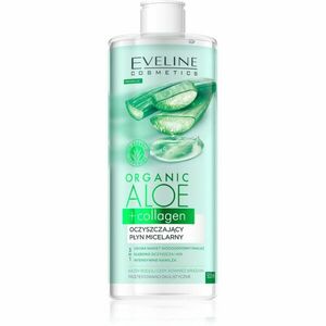 Eveline Cosmetics Organic Aloe+Collagen čisticí micelární voda 500 ml obraz