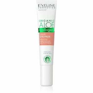 Eveline Cosmetics Organic Aloe+Collagen oční gel proti otokům a tmavým kruhům 20 ml obraz
