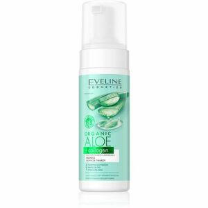 Eveline Cosmetics Organic Aloe+Collagen čisticí pěna se zklidňujícím účinkem 150 ml obraz
