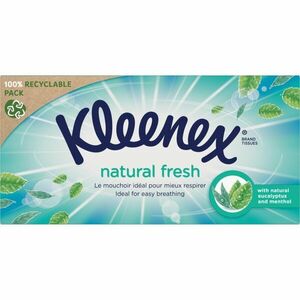 Kleenex Natural Fresh Box papírové kapesníky 64 ks obraz