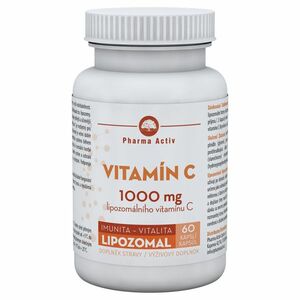 PHARMA ACTIV Lipozomal vitamín C 1000 mg 60 kapslí obraz