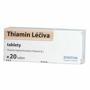 THIAMIN Léčiva 50 mg 20 tablet obraz