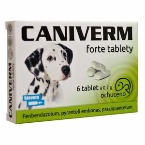 CANIVERM Forte 0, 7 g 6 tablet obraz
