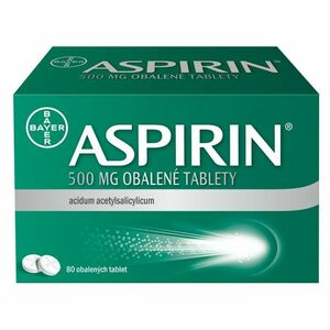 ASPIRIN 500 mg 80 obalených tablet obraz