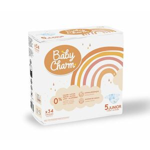 Plenky Baby Charm Super Dry Flex vel. 5 Junior, 11 - 16 kg, 34 ks obraz