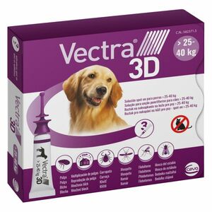 VECTRA 3D Spot-On L pro psy 25-40kg 4, 7 ml 3 pipety obraz