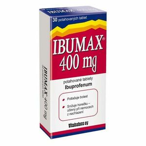 IBUMAX 400 mg 30 potahovaných tablet 30 dóza obraz