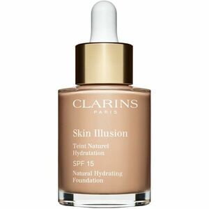 Clarins Skin Illusion Natural Hydrating Foundation rozjasňující hydratační make-up SPF 15 odstín 107C Beige 30 ml obraz
