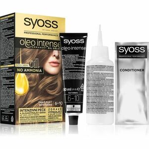 Syoss Oleo Intense permanentní barva na vlasy s olejem odstín 6-10 Dark Blond 1 ks obraz