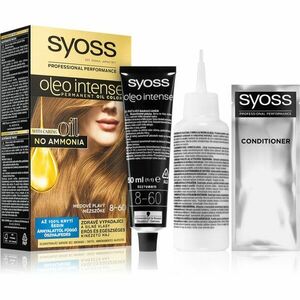 Syoss Oleo Intense permanentní barva na vlasy s olejem odstín 8-60 Honey Blond 1 ks obraz