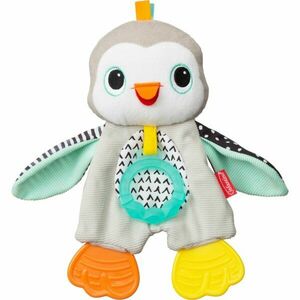 Infantino Cuddly Teether Penguin plyšová hračka s kousátkem 1 ks obraz