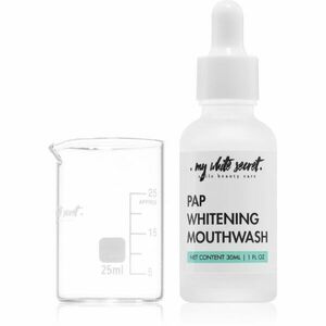My White Secret PAP Whitening Mouthwash koncentrovaná ústní voda s bělicím účinkem 30 ml obraz