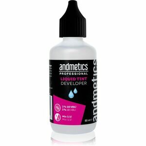 andmetics Professional Tint Developer Liquid aktivační emulze pro barvu na obočí a řasy 50 ml obraz