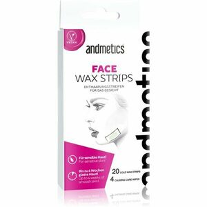 andmetics Wax Strips Face voskové depilační pásky na obličej 20 ks obraz