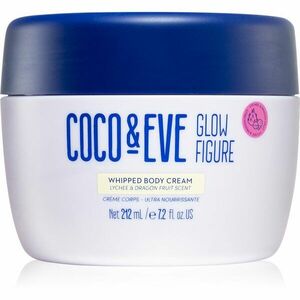 Coco & Eve Glow Figure Whipped Body Cream výživný tělový krém s vůní Lychee & Dragon Fruit 212 ml obraz