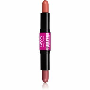 NYX Professional Makeup Wonder Stick Cream Blush oboustranná konturovací tyčinka odstín 02 Honey Orange N Rose 2x4 g obraz