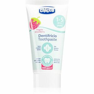 Chicco Toothpaste 1-5 years zubní pasta pro děti Strawberry 50 ml obraz
