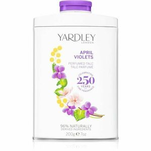 Yardley April Violets parfémovaný pudr pro ženy 200 g obraz