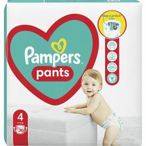 Pampers Pants Size 4 jednorázové plenkové kalhotky 9 – 15 kg 30 ks obraz